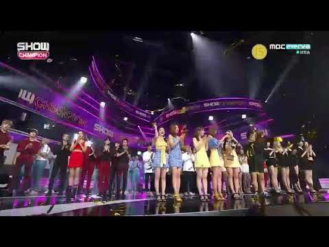 180815 Power Up 1st Win at Show Champion (featuring eating patbingsu for encore)