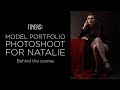 Behind The Scenes Model Portfolio Photoshoot For Natalie