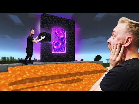 Creating The Nether Portal! | Minecraft