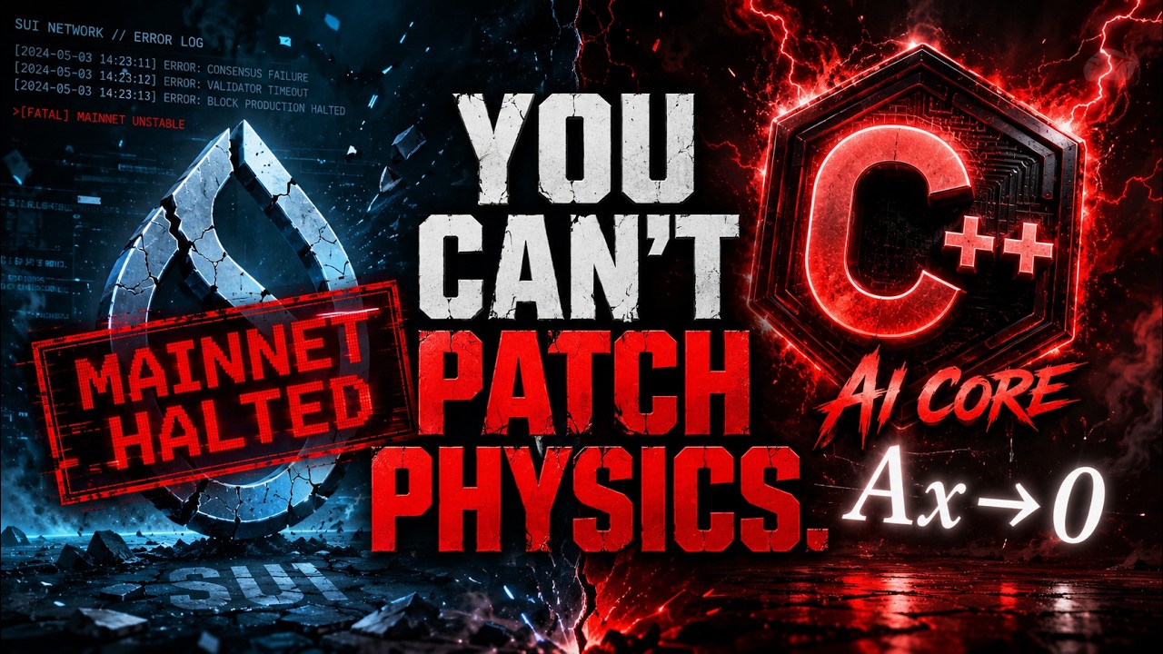 SUI Mainnet Halted. We Fixed It Using Physics. (Protocol 1042)
