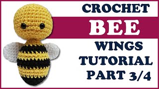 Crochet BEE amigurumi 🐝 | HoneyBEE | FREE pattern and full tutorial | 