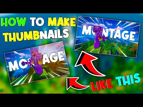 BunnyFoyOfficial 1M - How To Make Pvp Montage Thumbnails Like This | How To Make Minecraft Thumbnails | Thumbnail Tutorial