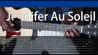 EZSMUSIC - Jennifer Au Soleil - riff  introTuto guitare