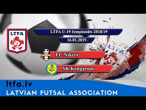 FC Nikers - SK Kengaroos [LTFA U-19 čempionāts 2018/19 Highlights]