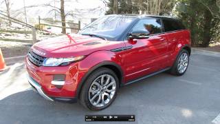2012 Range Rover Evoque Coupe Pure Plus Dynamic Start Up, Exhaust, and In Depth Tour