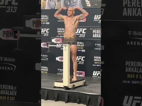 🏆🗿ALEX PEREIRA OFFICIAL WEIGH IN (UFC 313)
