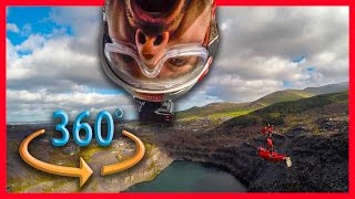 RIDING WORLDS FASTEST ZIP LINE IN 360 😱 - YouTube
