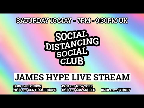 James Hype - Live Stream #stayhome #withme 16/05/20