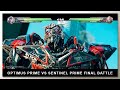 Optimus Prime vs Sentinel Prime with Healthbars