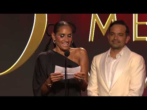Racquel Chevremont accepts the GLAAD Media Award for Real Housewives of New York City