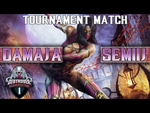 Damaja vs Semiij (ULTIMATE MILEENA MIRROR) - Destroyer's Resurrection: Qualifier 1 - MKX