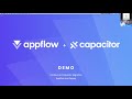 Live Demo: Building Capacitor Apps in Ionic Appflow Demo