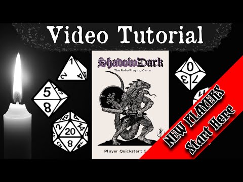 Shadowdark RPG - Players Quick Start Guide - Video Tutorial