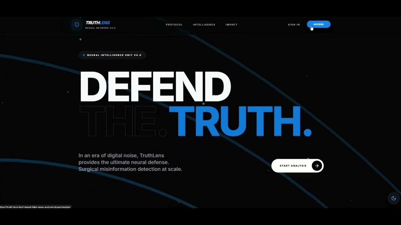 TruthLens | AI Fake News Detector using BERT + LLM | Full Stack Demo (FastAPI + React)