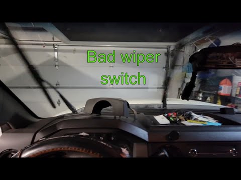 Ford F350 Super duty bad windshield wiper switch