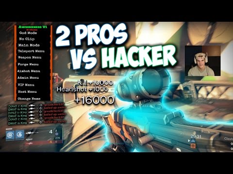 HACKER Vs 2 PRO Top 1% Players - Destiny 1v2 2 Pro Top 1% Players Vs Destiny Hacker