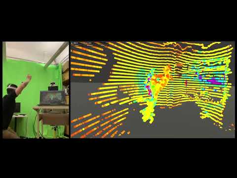 Live LiDAR Point Cloud Viewer Proof-of-Concept in Virtual Reality