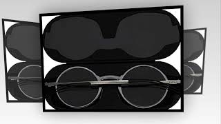 ThinOptics Frontpage Manhattan - Gafas de lectura y funda de aluminio Milano