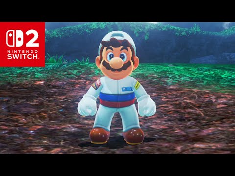 Super Mario Odyssey (Nintendo Switch 2) - 100% Walkthrough Part 9 - Wooded Kingdom & Spewart Fight