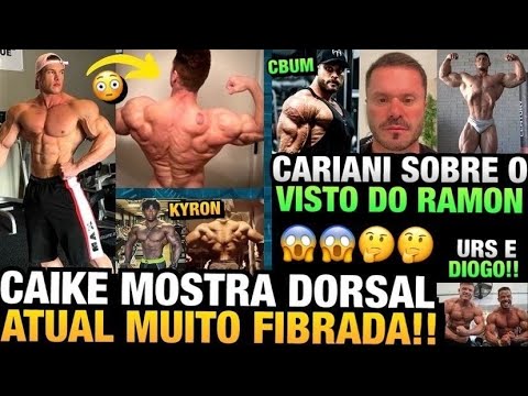 CAIKE MOSTRA DORSAL ATUAL INSANA - CARIANI FALA SOBRE RAMON E CAIKE PRO - CBUM SECANDO MUITO E MAIS