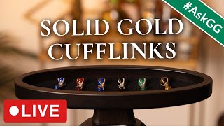 LIVE: Ask Me Anything about Men's Jewelry & Solid Gold Cufflinks #AskGG
