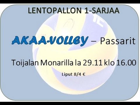 A-Volley - Passarit 29.11.2014 klo 16.00