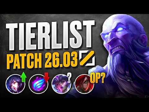 HUGE CHANGES!? Patch 26.03, Midlane TIERLIST - New Meta League of Legends