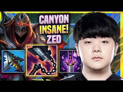 CANYON INSANE LAST ZED GAME BEFORE WORLDS BOOTCAMP! - DK Canyon Plays Zed Jungle vs Diana!