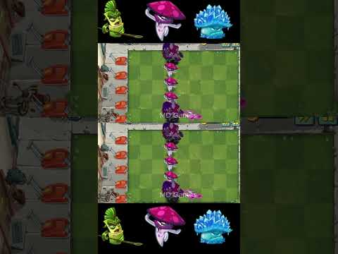 Bamboo Spartan Vs Nightcap Vs Ice shroom Vs All Star Zombie - PvZ2