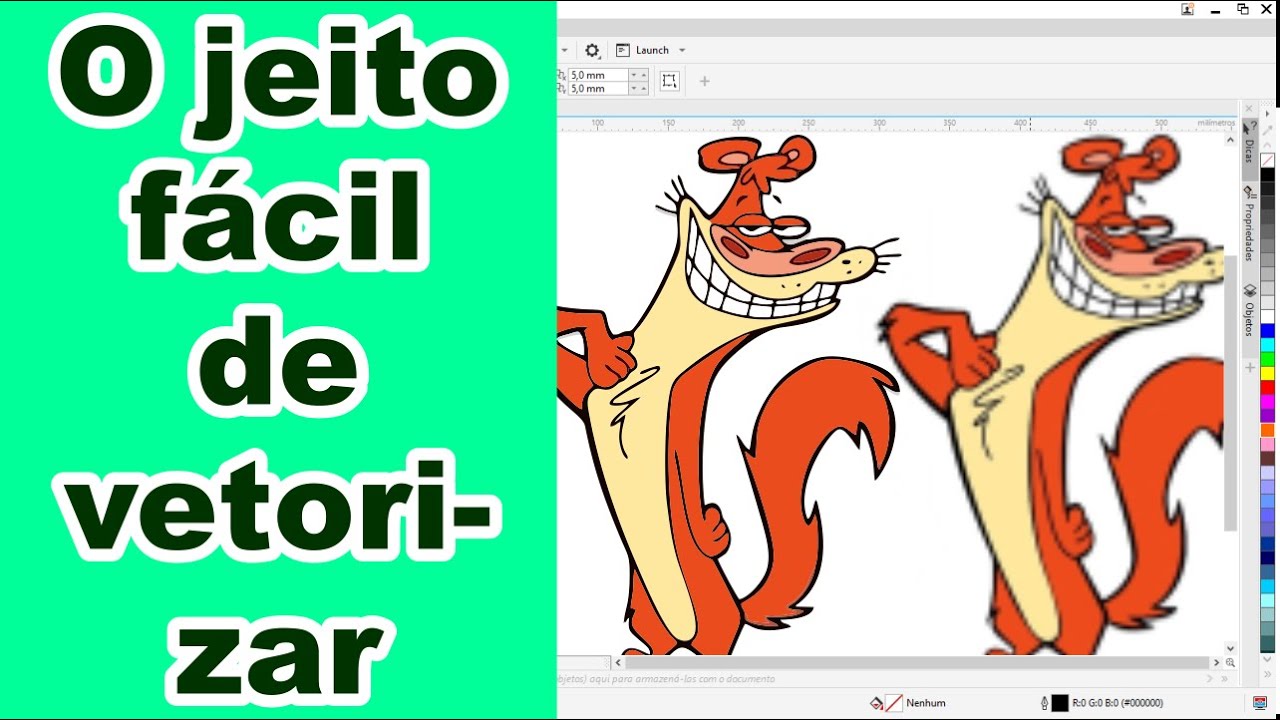 O jeito mais fácil de vetorizar uma imagem no CorelDRAW