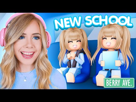 MY TWINS GO TO A NEW SCHOOL IN ROBLOX!