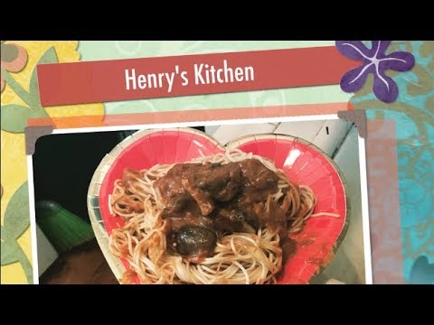 Henry's Kitchen 33- Valentine's Day Stroganoff for One