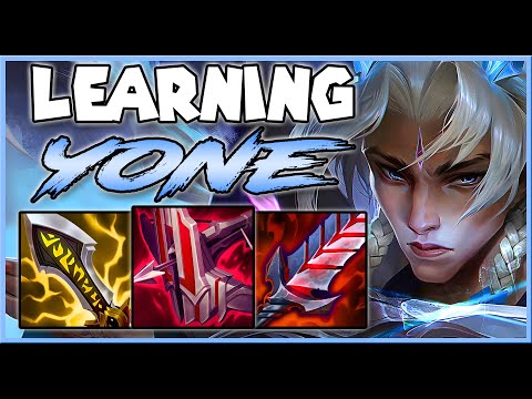 LEARNING HOW TO PLAY YONE - S12 YONE MID GAMEPLAY (Season 12 Yone Guide)
