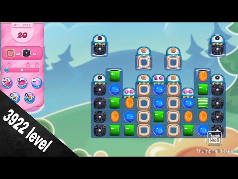Candy crush Saga level 3922||Collect all orders||Clear level first try||