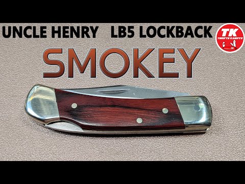 Uncle Henry LB5 Smokey Lockback Pocket Knife