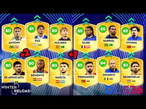DLS 26 | 🔥 WINTER ❄️ RELOAD 🔥 NEW RATINGS UPDATE 😱 In Dream League Soccer 26 !