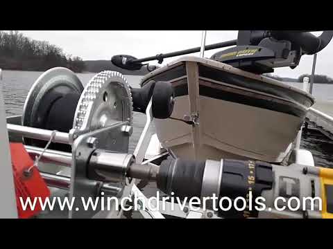 ICNUTS CORDLESS DRILL WINCH FOR BOATS, TRAILERS & MORE. VIEW & BUY ONLINE @ WWW.WINCHDRIVERTOOLS.COM