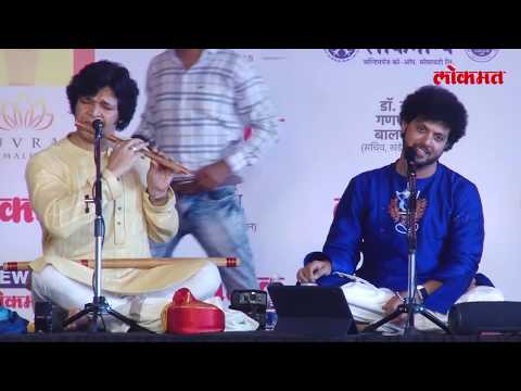 #MKLive | A Rare Jugalbandi Mahesh Kale with Rakesh Chaurasia | Live in Pune for Lokmat Diwali 2019