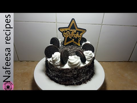 Birthday cake recipe.easy to make a bautiful cake for birthday.