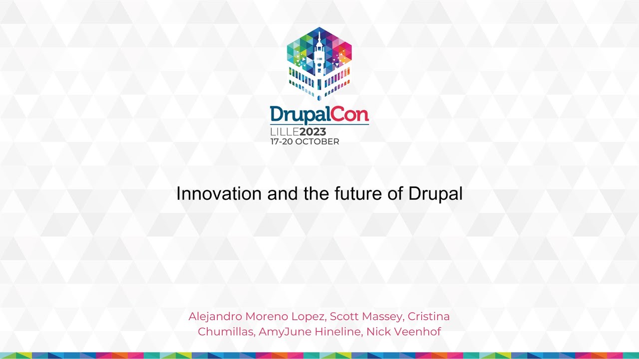 AGENCY & BUSINESS - Innovation and the future of Drupal