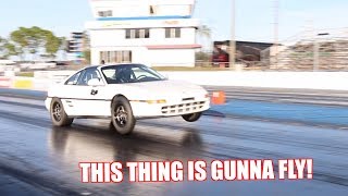 The Mr2 Did It's First Wheelie!