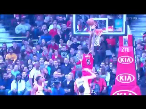 Raptors Highlights: Biyombo Denies Portis - February 19, 2016