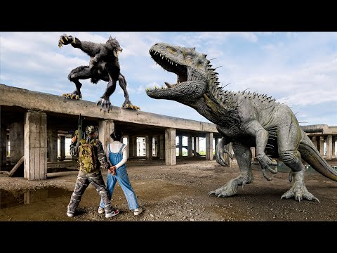 The BEST Dinosaurus Jurassic World Evolution 2 : T-Rex VS Werewolves In Real Life | Teddy Chase