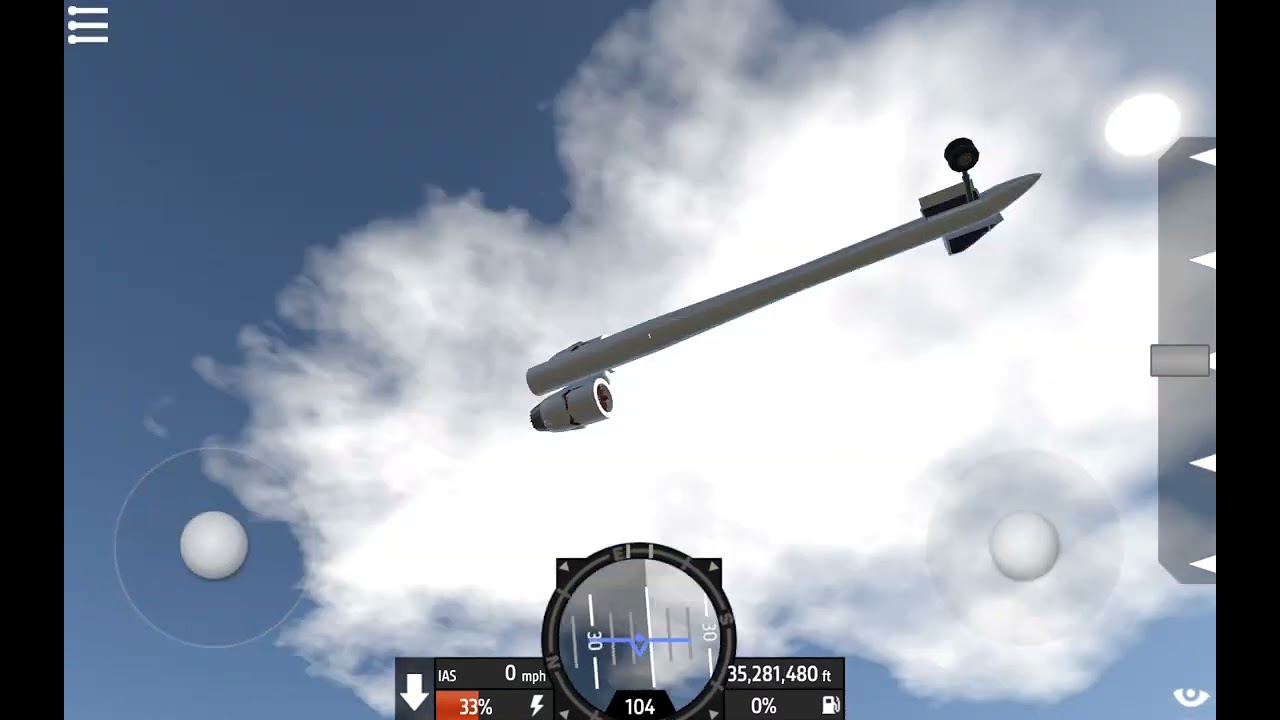Fastest plane in simpleplanes (Literally)