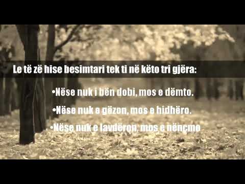 Këshilla të Arta - JAHJA IBN MUADH.