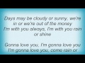 Rufus Wainwright - Come Rain Or Come Shine Lyrics
