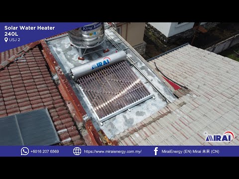USJ 2 Solar Water Heater Installation
