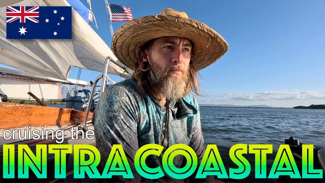 Cruising inside the Intracoastal waterway to the Brisbane River & Snorkeling a Shipwreck!