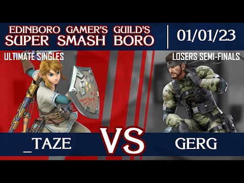 Super Smash Boro #42 L.Semis - _Taze (Link) vs. Gerg (Snake) - Smash Ultimate