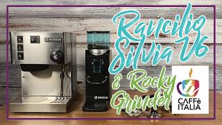 New Rancilio Silvia V6 2020 + Rancilio Rocky Video Review
